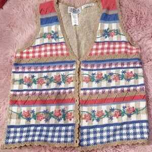 Absolutely adorable vintage jantzen grandma core sweater vest
